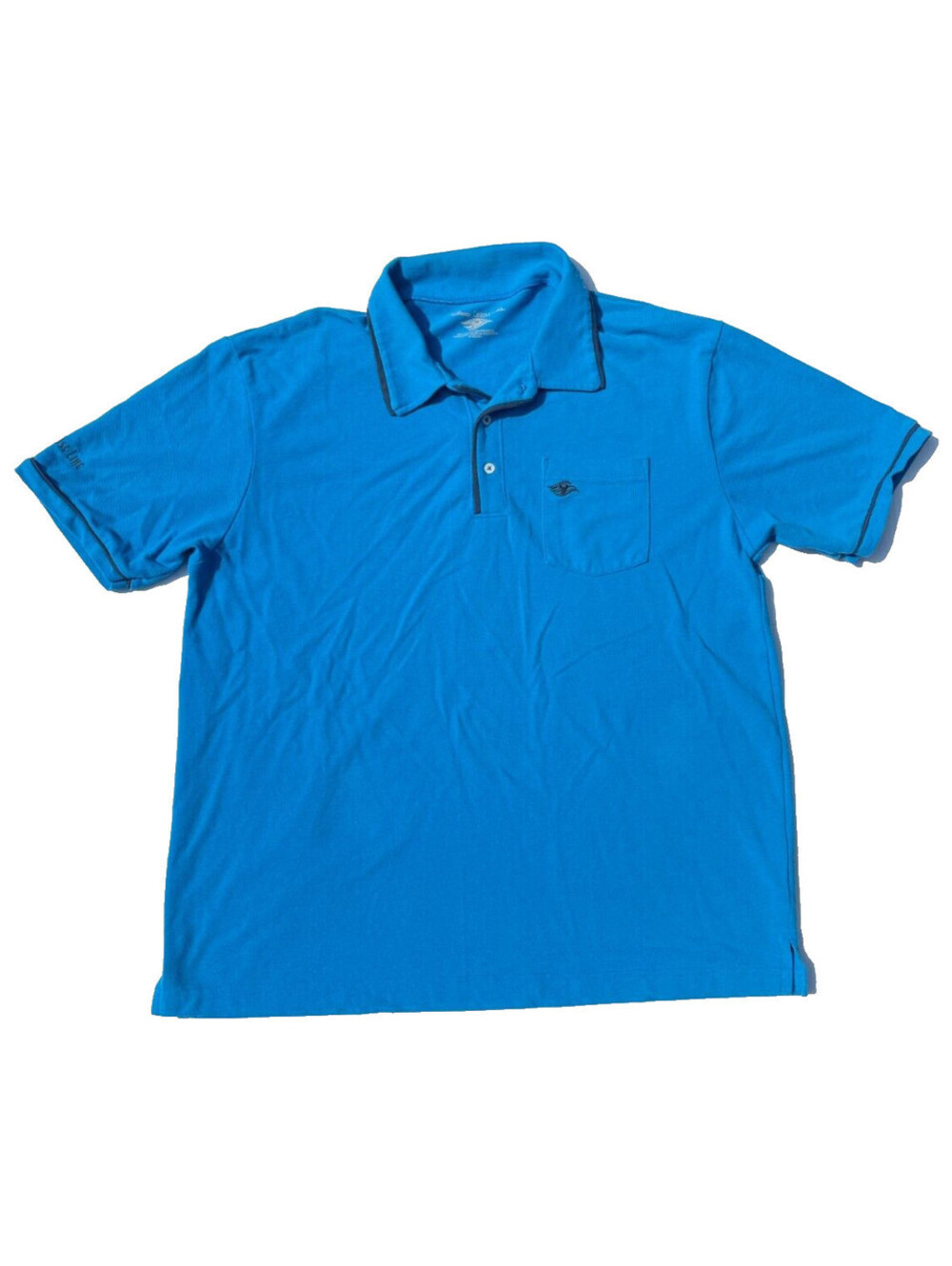 Disney Cruise Line Polo T Shirt Mens XL Collared Short Sleeve Blue Embroidered